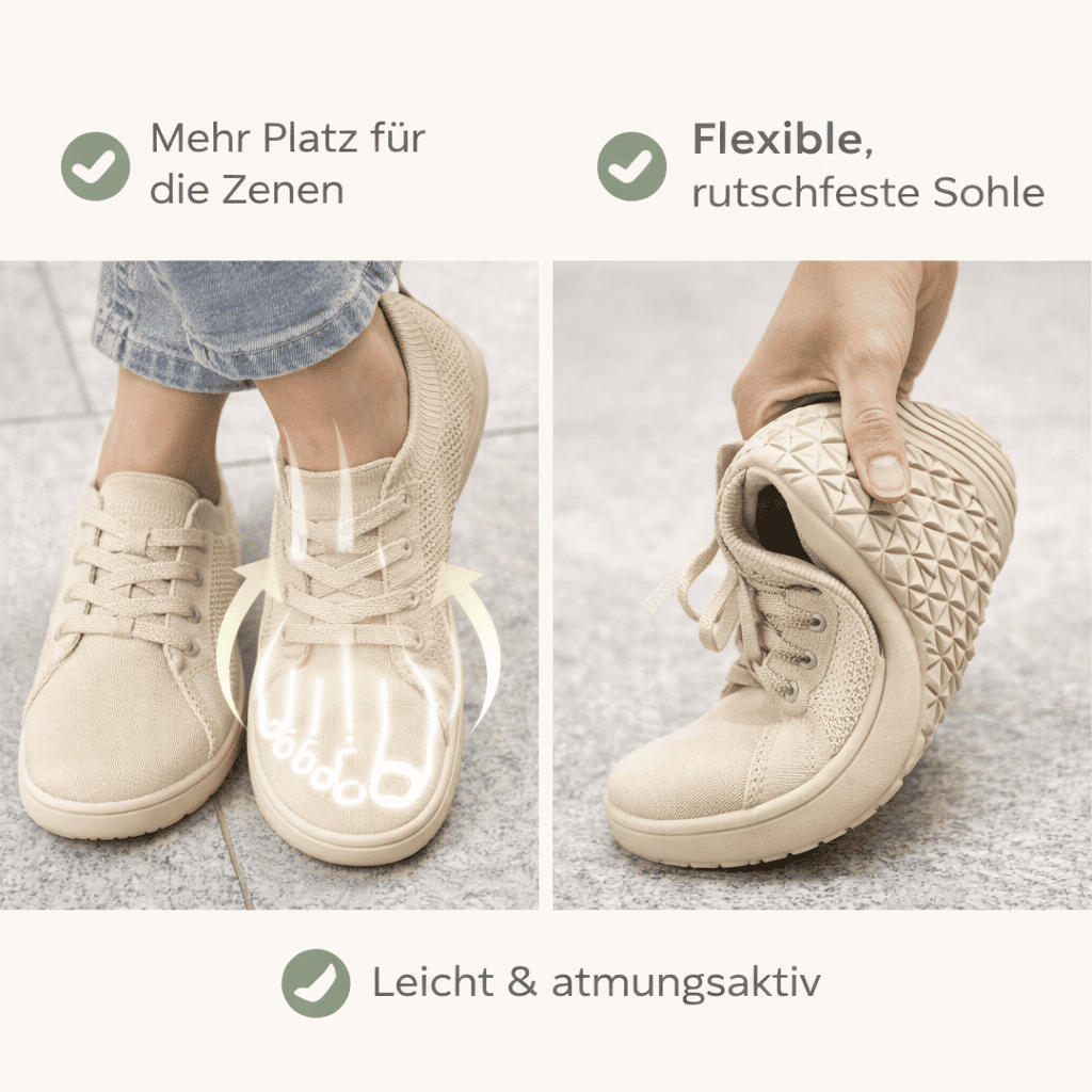 Die meisten Schuhe drücken deine Zehen – diese nicht.